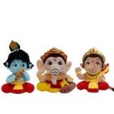 Mantra Chanting Baby Krishna, Baby Ganesha & Baby Hanuman (Pack of 3)-Small Online US Store