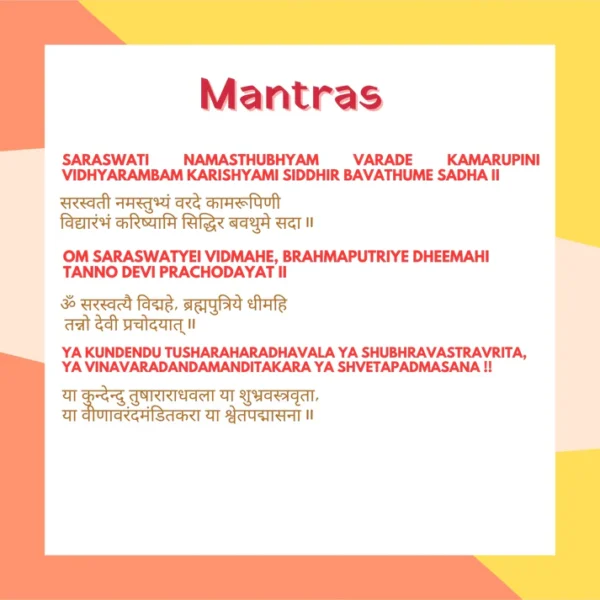 Mantra Chanting Devi Saraswati (Medium – 28 cms) Online US Store