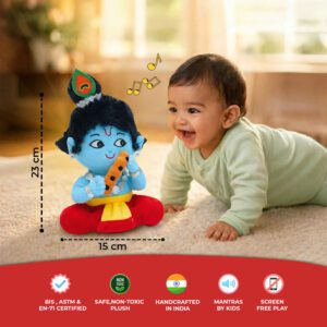 Mantra Chanting Baby Krishna (Small – 23 cms) Buy Online USA Store Mantra Chanting Baby Krishna (Small – 23 cms) Online US Store