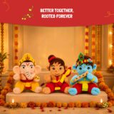 Mantra Chanting Baby Krishna , Baby Ganesha & Baby Hanuman ( Pack of 3 ) Medium Buy Online USA Store Mantra Chanting Baby Krishna , Baby Ganesha & Baby Hanuman ( Pack of 3 ) Medium Online US Store