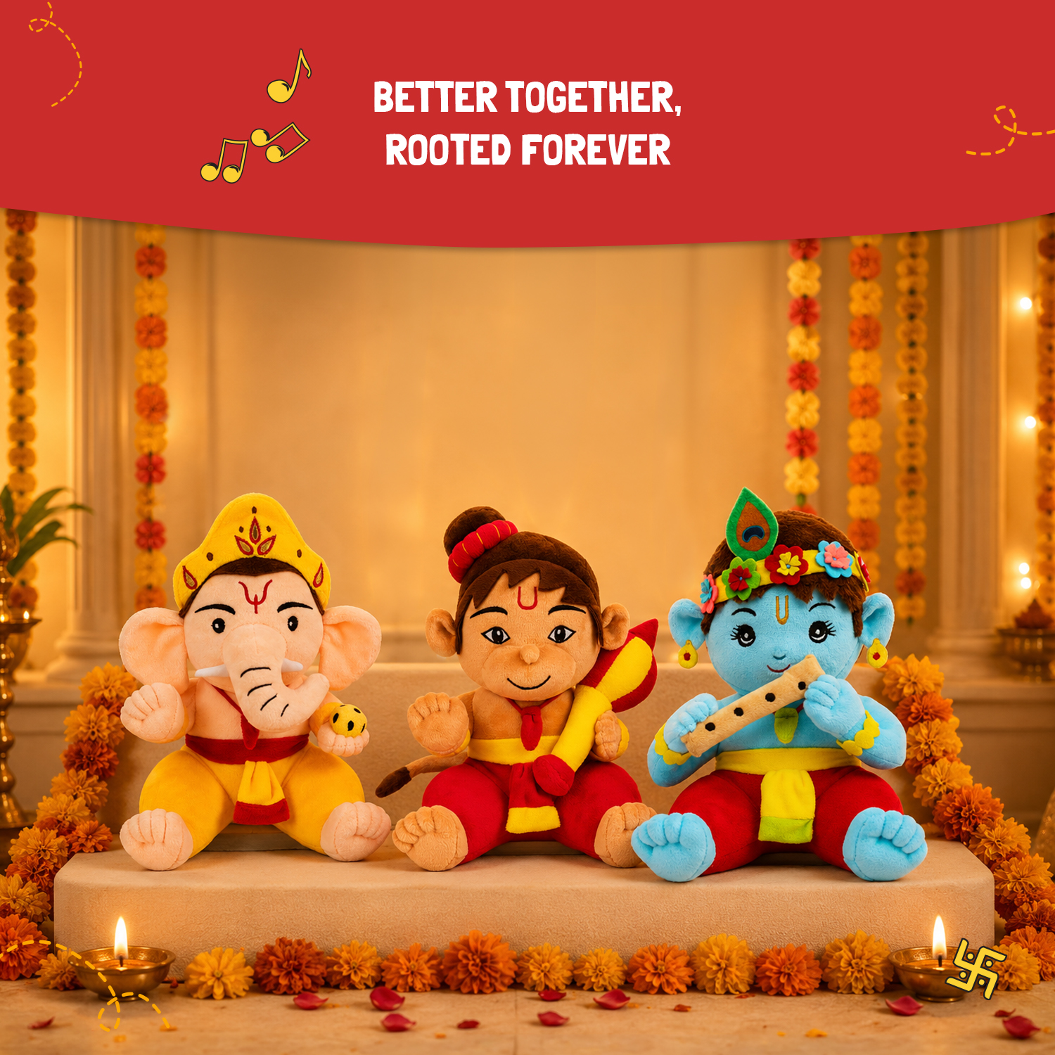 Mantra Chanting Baby Krishna , Baby Ganesha & Baby Hanuman ( Pack of 3 ) Medium Buy Online USA Store Mantra Chanting Baby Krishna , Baby Ganesha & Baby Hanuman ( Pack of 3 ) Medium