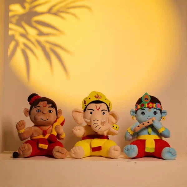 Mantra Chanting Baby Krishna , Baby Ganesha & Baby Hanuman ( Pack of 3 ) Medium Online US Store