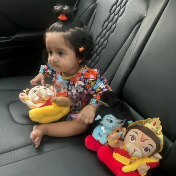 Mantra Chanting Baby Krishna , Baby Ganesha & Baby Hanuman ( Pack of 3 ) Medium Online US Store