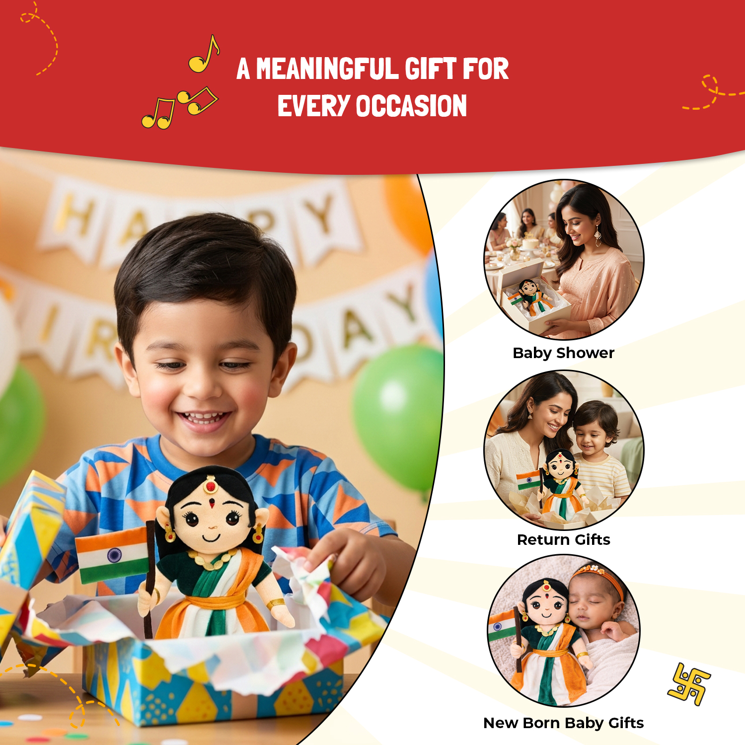 Musical Bharat Mata (Medium – 30 cms) Buy Online USA Store Musical Bharat Mata (Medium - 30 cms)