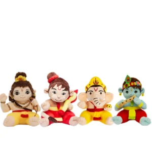Mantra Chanting Baby Ganesha, Baby Krishna, Baby Hanuman & Baby Rama (Pack of 4) Online US Store