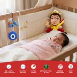 Mantra Chanting Baby Hanuman (Small) and Plush Evil Eye For Kids