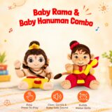 Mantra Chanting Baby Rama & Baby Hanuman Combo