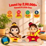 Mantra Chanting Baby Rama & Baby Hanuman Combo