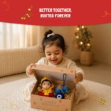 Mantra Chanting Baby Hanuman (Small) and Plush Evil Eye For Kids