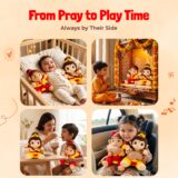 Mantra Chanting Baby Rama & Baby Hanuman Combo