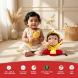 Mantra Chanting Baby Hanuman (Small) and Gada Rattle Combo