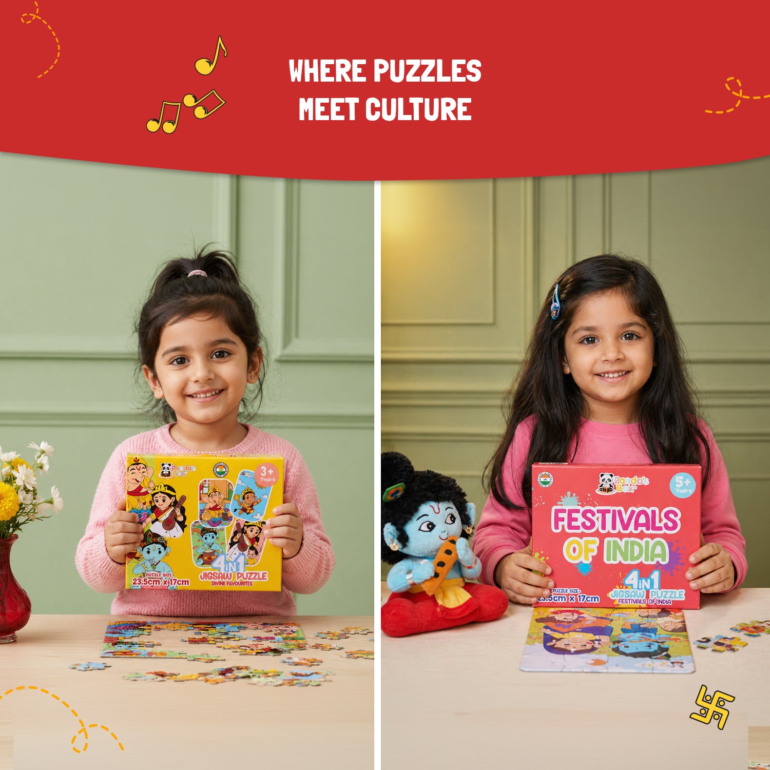Festivals of India & Divine Favourites Puzzle Combo