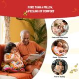 Ganesha Mantra Chanting Plush Pillow (25 cms)