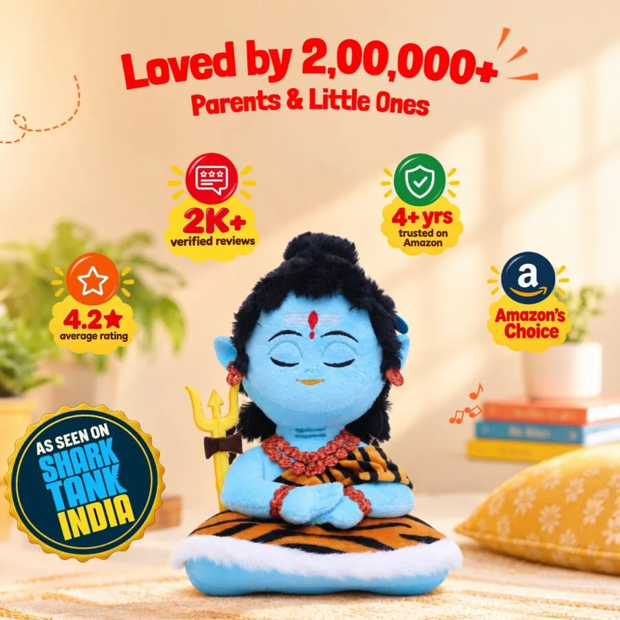 Mantra Chanting Baby Shiva (Small - 23 cm), image 3