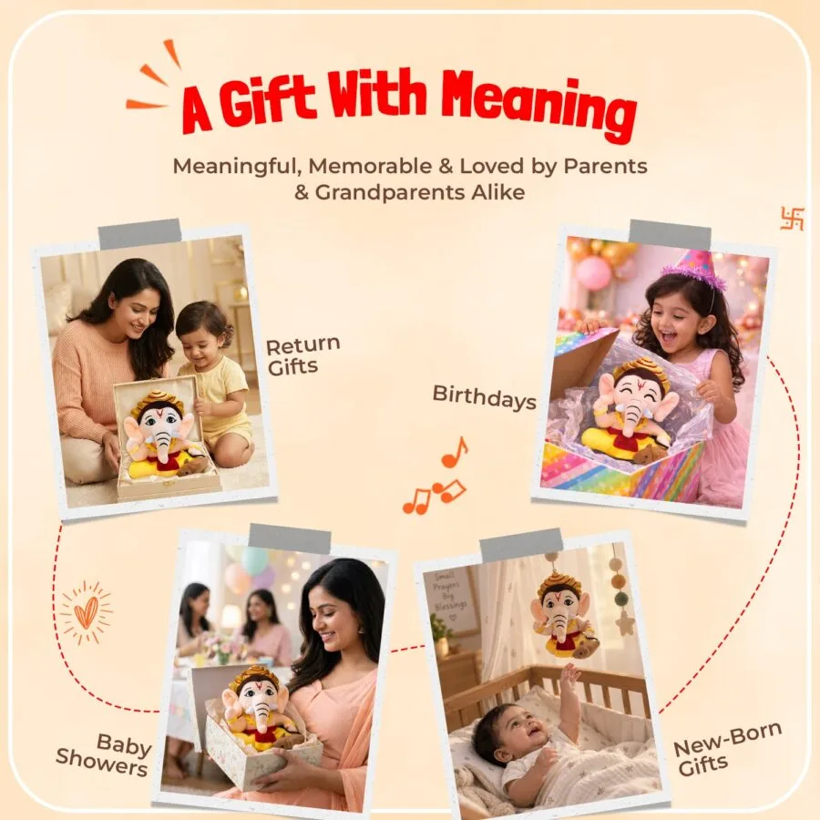 Mantra Chanting Baby Ganesha (Small - 23 cm), image 8