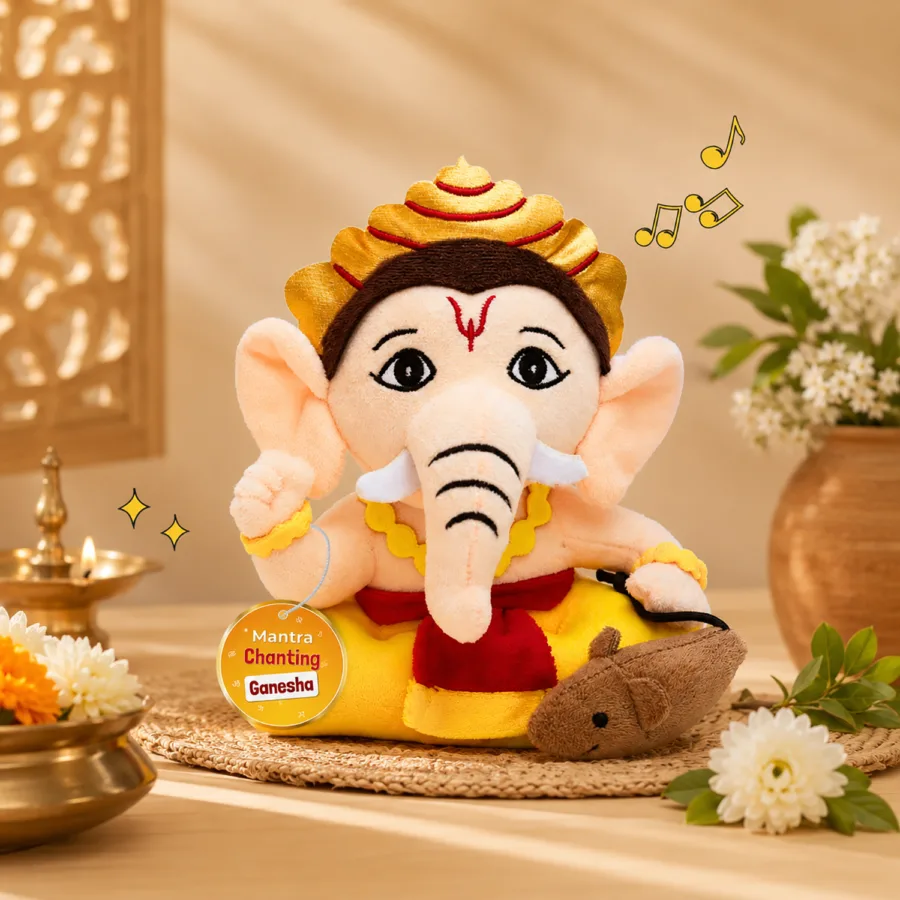Mantra Chanting Baby Ganesha (Small - 23 cm)