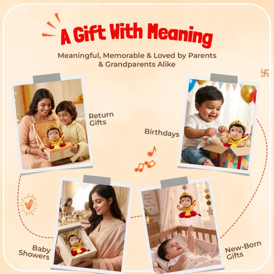 Mantra Chanting Baby Hanuman (Small - 23 cm), image 8