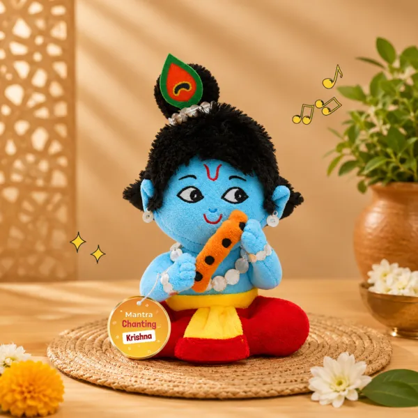 Mantra Chanting Baby Krishna (Small)