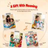 Krishna Mantra Chanting Plush Pillow ( 25 cms)