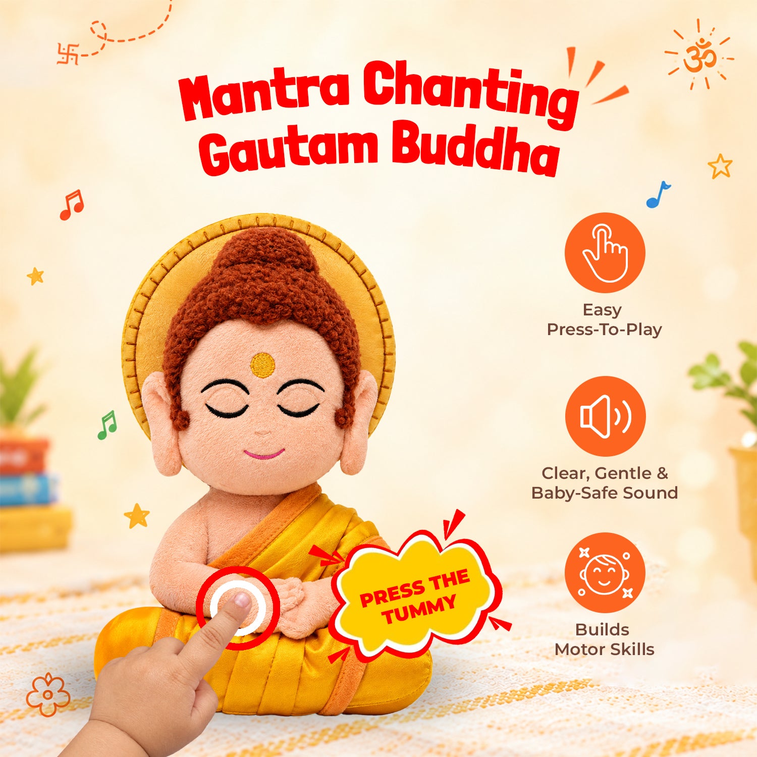Mantra Chanting Gautam Buddha (Small - 25 cms)