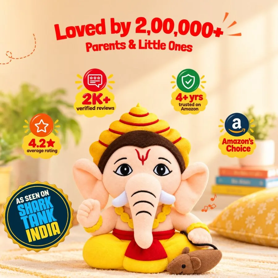 Mantra Chanting Baby Ganesha (Small - 23 cm), image 3