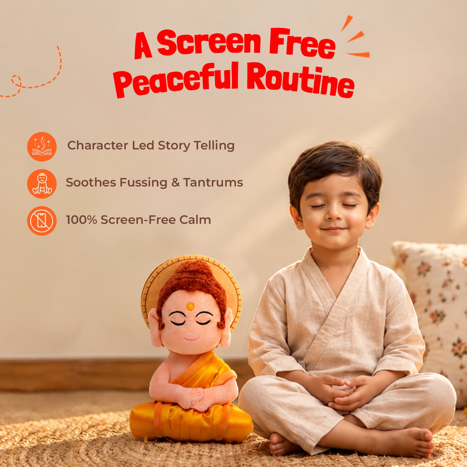 Mantra Chanting Gautam Buddha (Small - 25 cms)