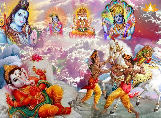 Illustration of Indian mythology