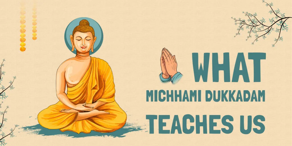 Michhami Dukkadam illustration of children making up after a quarrel
