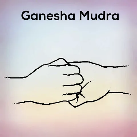 Ganesha mudra hand gesture for kids yoga