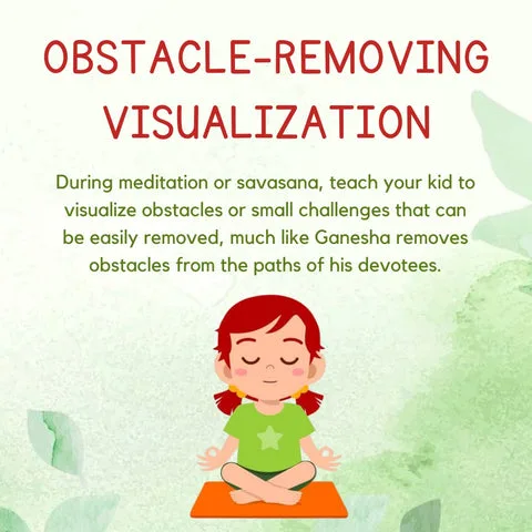 Obstacle-removing visualisation for kids